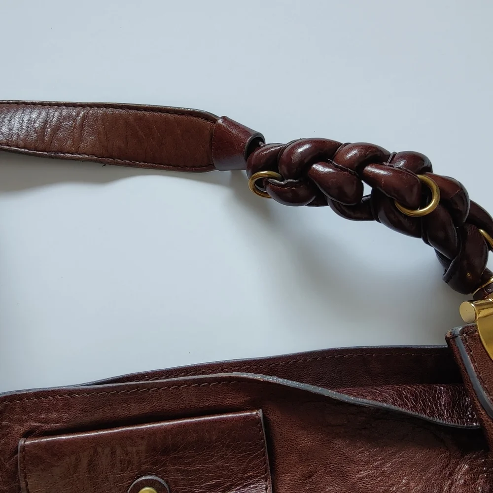 Chloe Lambskin Leather Heloise Large Hobo Satchel Bag